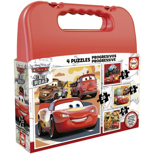 Educa Progresivni kovček Cars - 12+16+20+25 kosov (EDU19677), (21261804) Cene