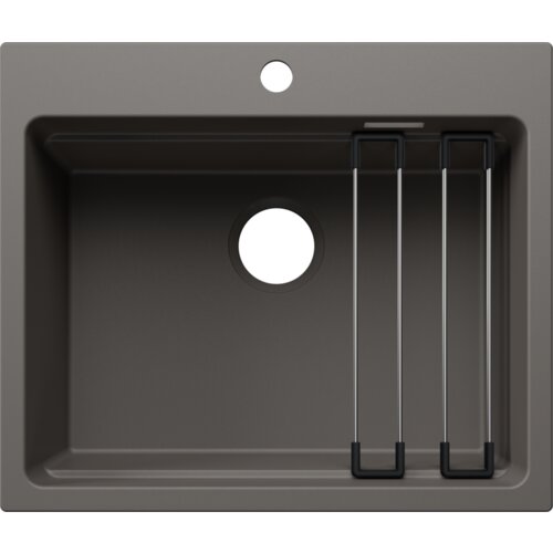 Blanco sudoper ETAGON 6 SILGRANIT pribor inox nosači, bez InFino pribora - VULKAN SIVA Slike