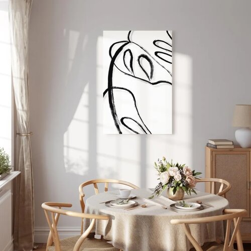  Slika - White Monstera (1 Part) Vertical 20x30 Cijene