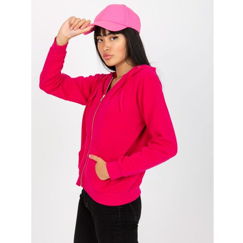 Fashion Hunters Basic fuchsia sweatshirt with pockets Slike