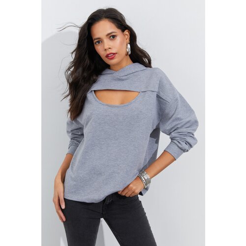 Cool & Sexy Sweatshirt - Gray - Regular fit Cene