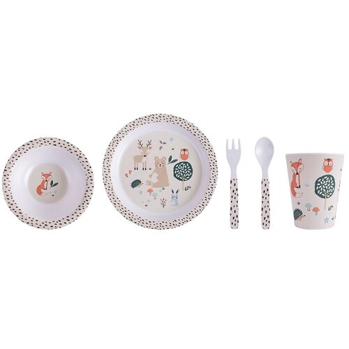 Ladelle Otroški jedilni set 5 kos Woodland - Ladelle Cene