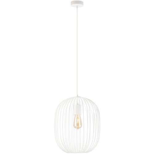  Luster na sajli OVELLA 1xE27/15W/230V prečnika 34 cm krem Cene