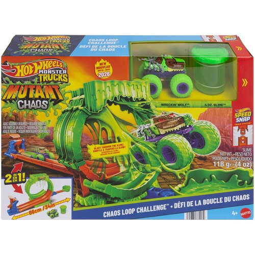 Mattel Hot Wheels Monster Trucks komplet staze Slajm-petlja &amp;ndash; Slike