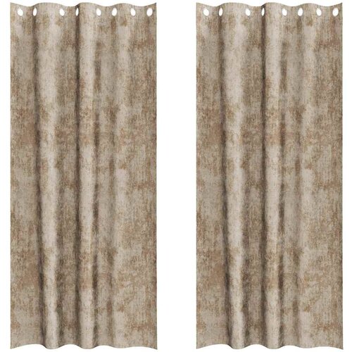  Bar&amp;scaron;unaste zavjese 2 pcs &amp;Scaron;ampanjca 245 x 140 cm Bar&amp;scaron;un Slike