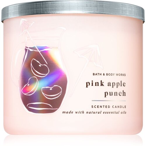 Bath &amp;amp; Body Works Pink Apple Punch mirisna svijeća 411 g Slike