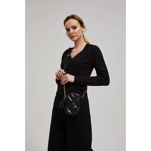 Marisse Quilted Black Chain Bag Slike
