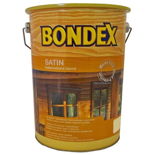 BONDEX lazura za drvo satin (bezbojno, 5 l, svilenkasti sjaj) Cijene