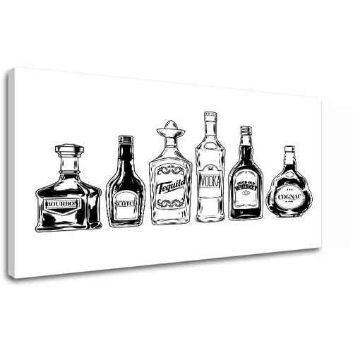  Slike na platnu z besedilom Drinks (moderne slike z tekstom) Slike