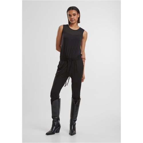 Urban Classics Women's Long Tech Mesh Jumpsuit in Black Cijene