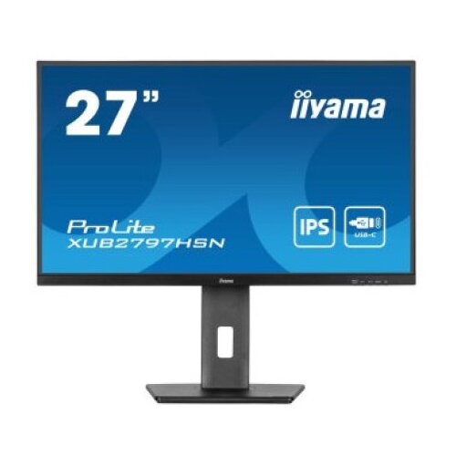  monitor 27&amp;quot; iiyama XUB2797HSN-B1 ips 1920x1080/100Hz/1ms/HDMI/DP/USB/RJ45 Slike