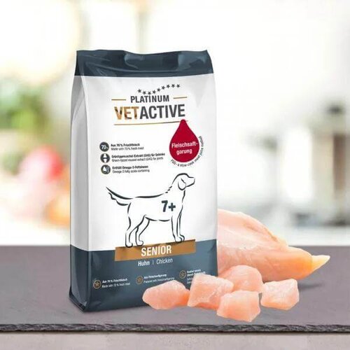PLATINUM VETACTIVE Senior suva poluvlažna hrana za starije pse sa piletinom 5 kg Slike