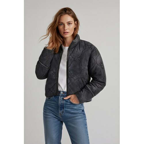 TRENDYOLMILLA ženska jakna Twoaw25Mo00137, antracit-siva Cene