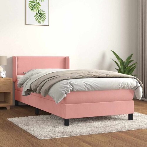 Box spring krevet s madracem ružičasti 100x200 cm bar&scaron;unasti Cijene