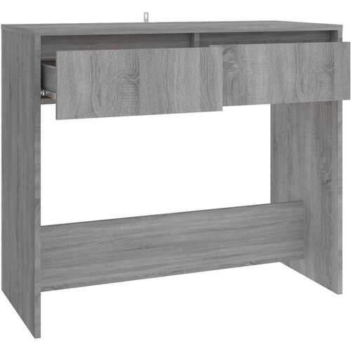  Konzolni stol siva boja hrasta 89x41x76,5 cm konstruirano drvo Slike