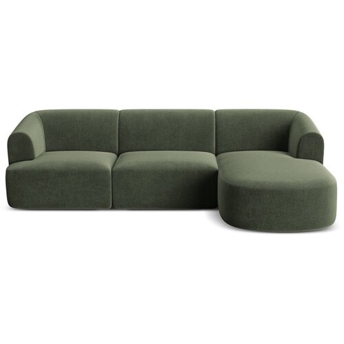 Cosmopolitan Design Zelena bar&amp;scaron;unasti kutna garnitura (s desnim kutom/s ležaljkom) Campi &amp;ndash; Slike