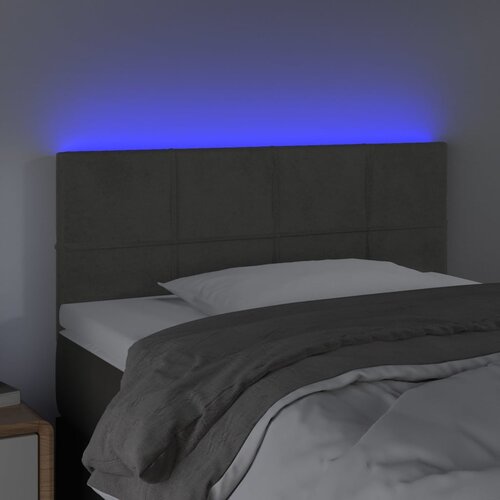  LED uzglavlje tamnosivo 90x5x78/88 cm bar&amp;scaron;unasto Slike