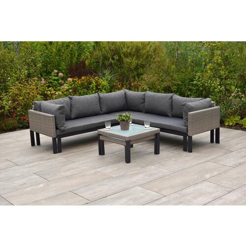 Gardenson Lounge Garnitura Amantea, Raztegljiva Slike