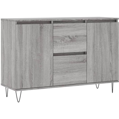 Maison Chic Komoda - Predalnik siva sonoma 104x35x70 cm inženirski les, (21717534) Slike