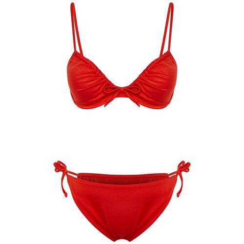 Trendyol Bikini Set - Red - Plain Slike