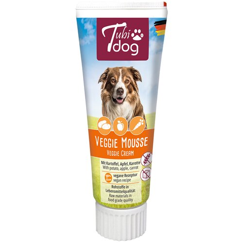 TubiDOG povrtni mousse s krumpirom, jabukom, mrkvom - 6 x 75 g Cijene
