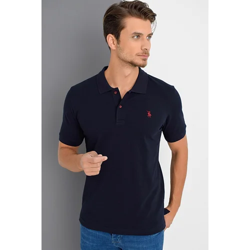 Dewberry T8561 MEN'S TSHIRT-NAVY BLUE