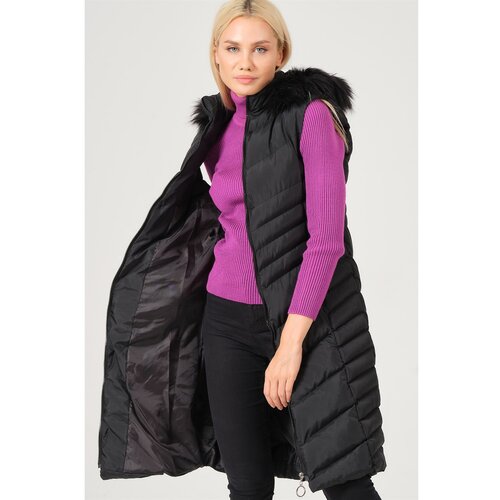 Dewberry Z6725 LADIES VEST-LIGHT BLACK Cijene