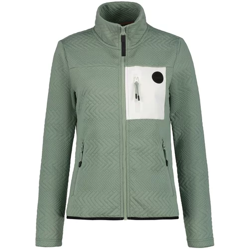 Icepeak Funkcionalna jakna 'Amenia' pastelno zelena / črna / bela