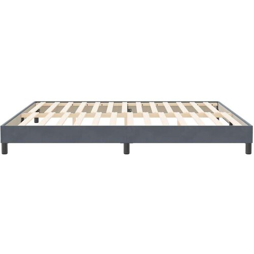 Box spring krevet bez madracem tamnosivi 200x210 cm bar&amp;scaron;unasti Slike