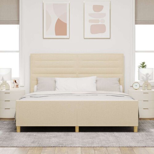  Krevet u krem boji - 180x200 cm Tkanina Slike