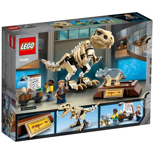 Lego Razstava fosilov dinozavrov T. rex -76940, (20287306)