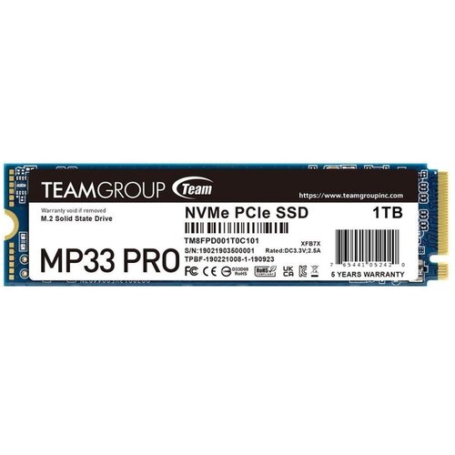 Team Group MP33 Pro NVMe SSD, PCIe 3.0 M.2 Type 2280 - 1 TB Cijene