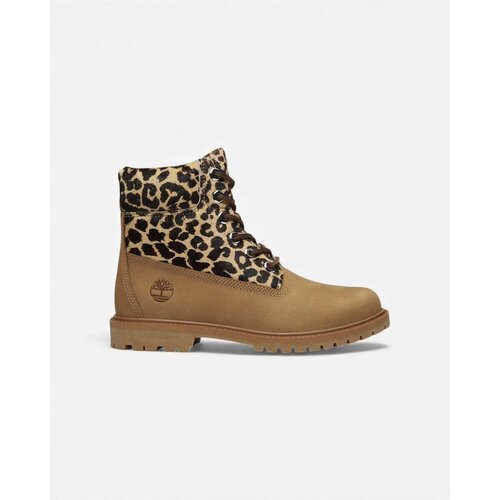 Timberland Gležnjarji Leopard 6-Inch Premium (Women's) Bela Cene