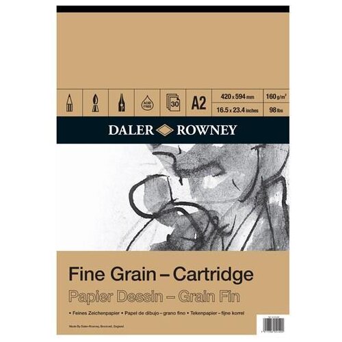 Daler Rowny Skicirka Fine Grain 160g A4 30 listna, (22005466) Cene