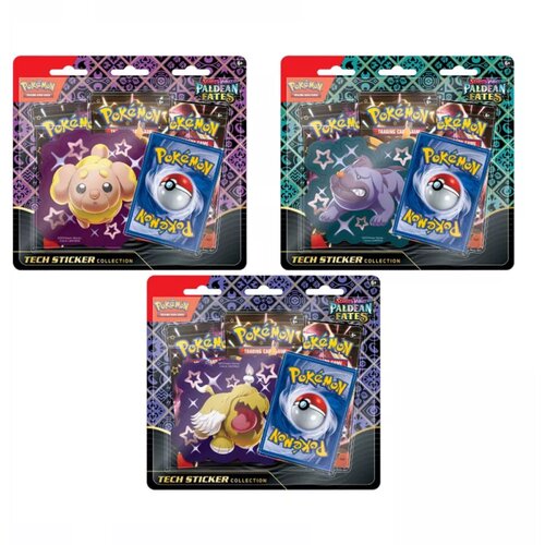 The Pokemon Company pokemon tcg: scarlet & violet 4.5 paldean fates tech sticker collection blister Slike