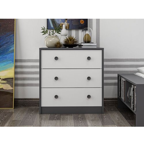 Woody Fashion Life - White, Anthracite AnthraciteWhite Console Slike