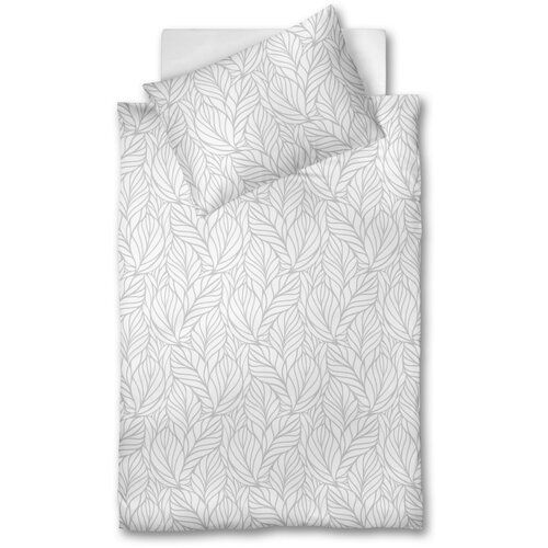Fleuresse posteljnina 140/200 cm damast bela Slike