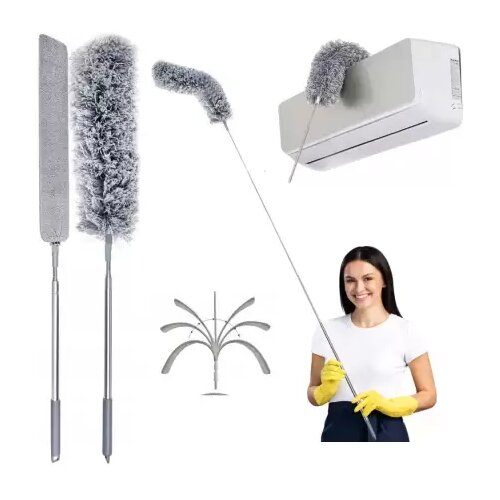  Okrugli brisač pra&scaron;ine s teleskopskom ručkom 84-250 cm + ravna brisač Cijene