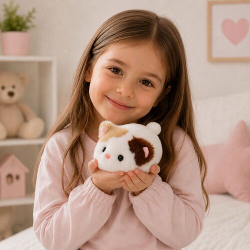  Plush Kitten Mascot Cuddly Toy Soft Small White 16 cm Slike