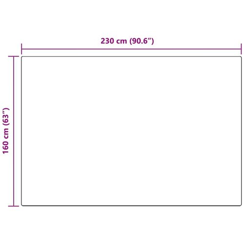  Faux Rabbit Fur Rug Olite Sivo-smeđa 160 x 230 cm Poliester Slike