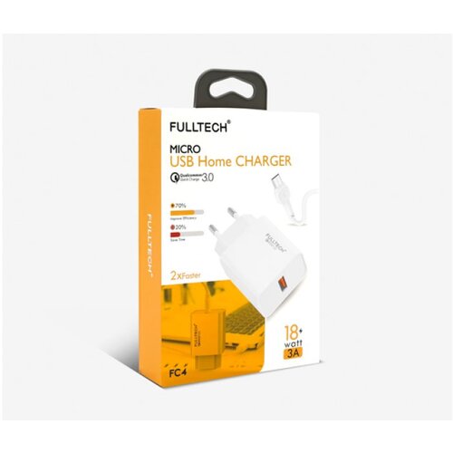  kućni punjač fulltech FC4 brzo punjenje 3.0 18W 3A micro Slike