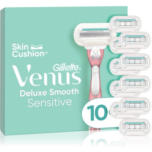 Gillette Venus Deluxe Smooth Sensitive brivnik + nadomestne britvice 10 kos Cene