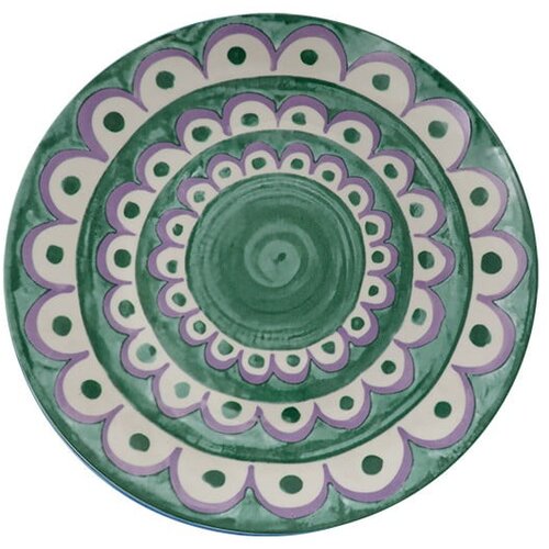 Villa Altachiara Zeleni desertni porcelanasti krožniki v kompletu 6 ks &amp;oslash; 19,5 cm Tangeri green &amp;ndash; Slike