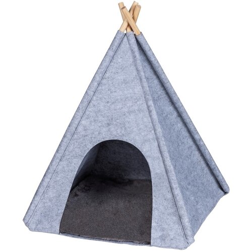 Wenko Svetlo siv šotor teepee za hišne ljubljenčke Cene