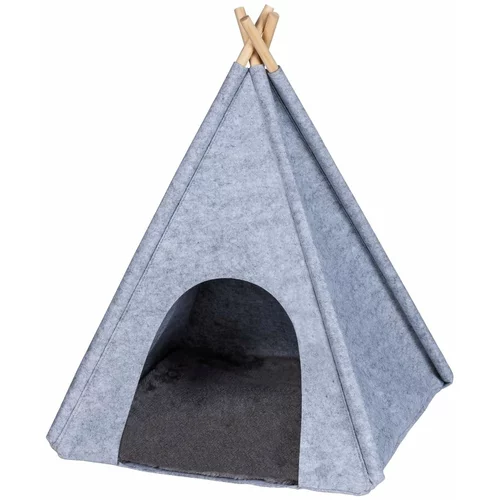 Wenko Svetlo siv šotor teepee za hišne ljubljenčke