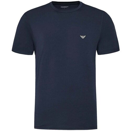 Emporio Armani Beach Crew Neck T-Shirt Armani Blue Plava Slike