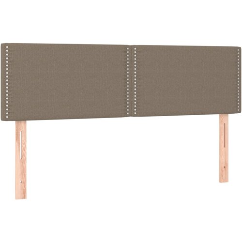 Maison Chic Posteljno vzglavje - Vzglavna omarica 2 kosa taupe 72x5x78/88 cm blago, (22078460) Cene