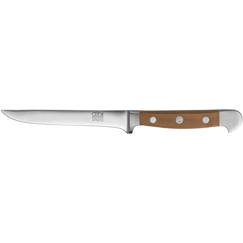 G&amp;Uuml;DE alpha boning knife flexible olive wood 13 cm Slike