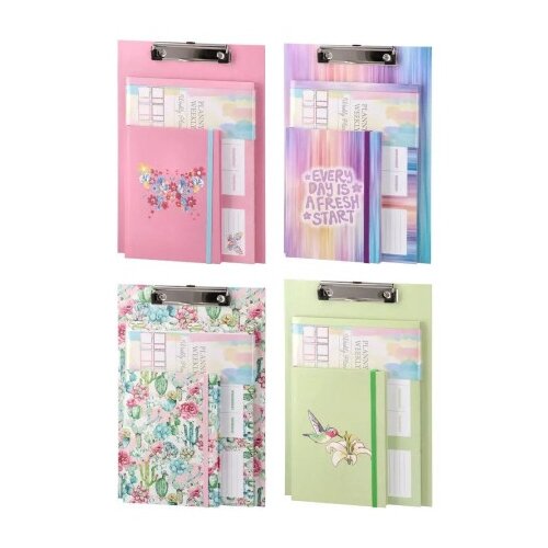 Biro time planny set rokovnik sa planerom i ata&amp;scaron;e tablom set miks ( 485365 ) Slike