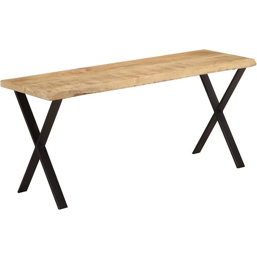  Klupa sa živim rubom 105 cm od masivnog drva manga Cene